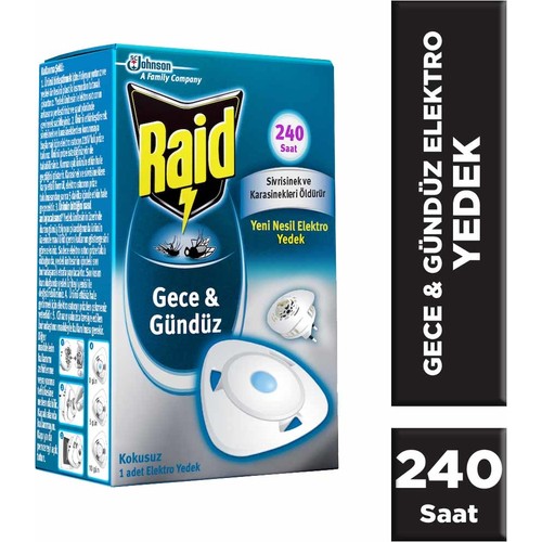 Raid Gece&Gündüz Yedek Sinek Kovucu