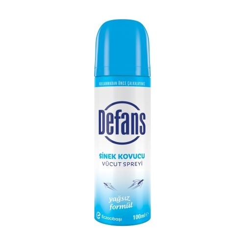 Defans Yağsız Formül Vücut Spreyi 100 ml Sinek Kovucu