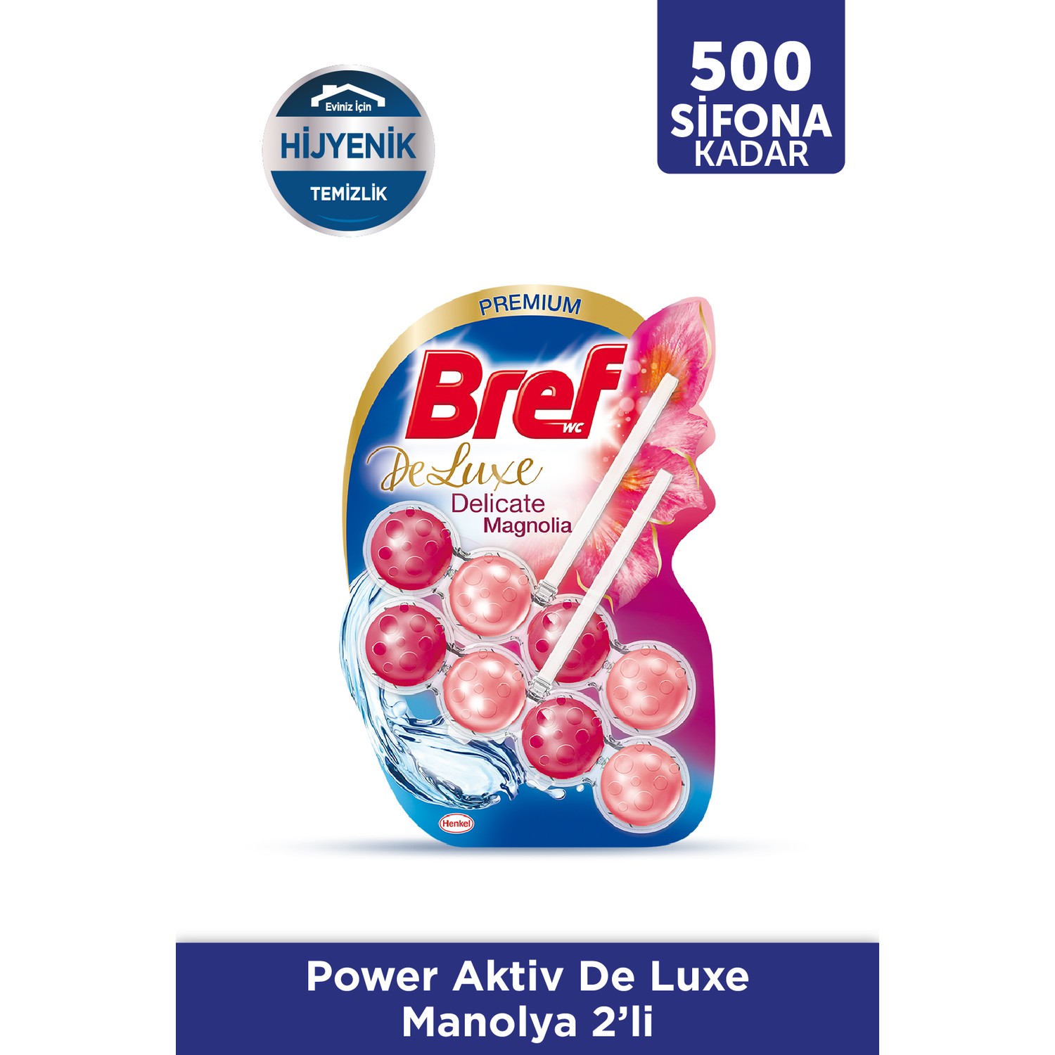 Bref DeLuxe Katı Tuvalet Bloğu Manolya İkili