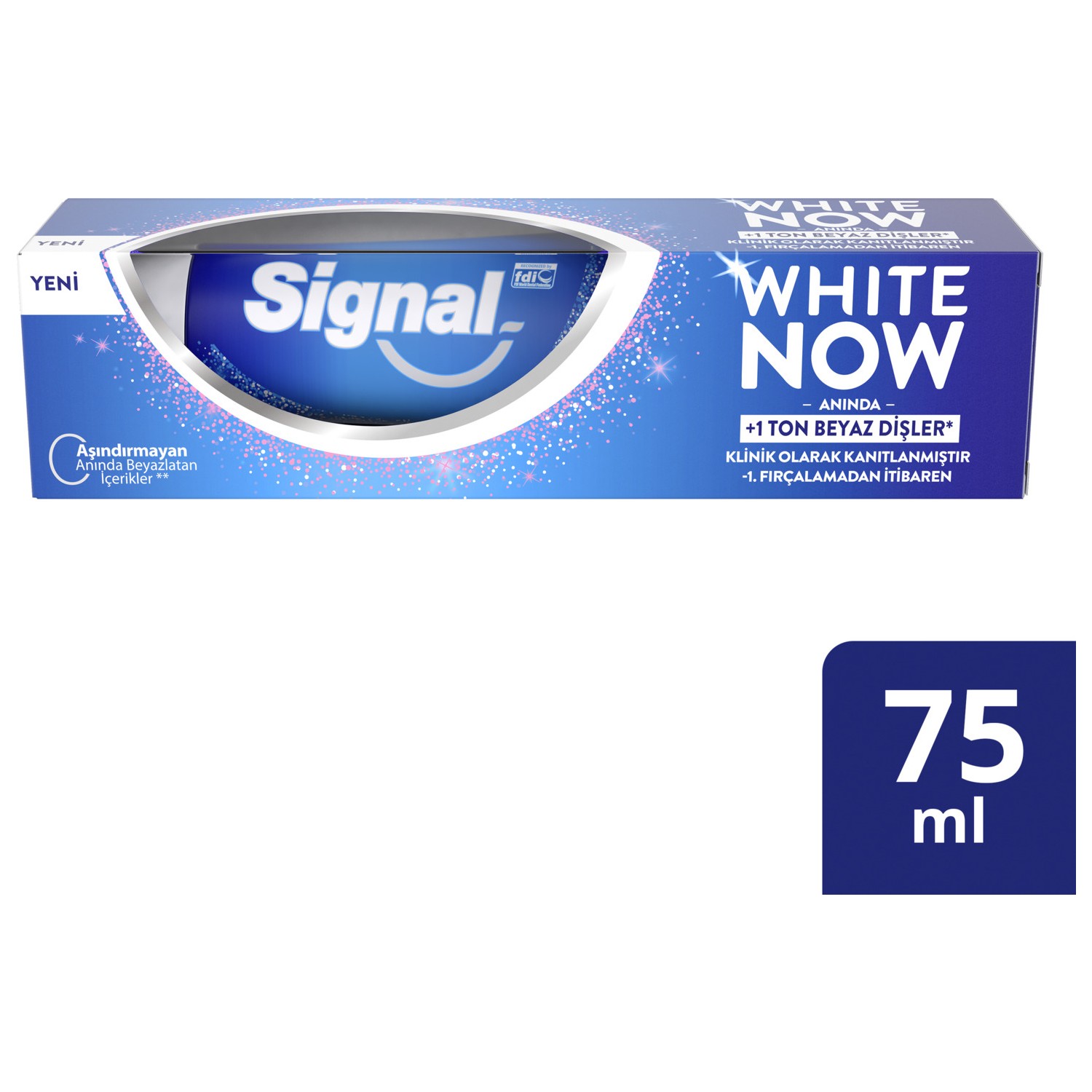 Signal White Now Anında +1 Ton Beyaz Dişler 75 ml.