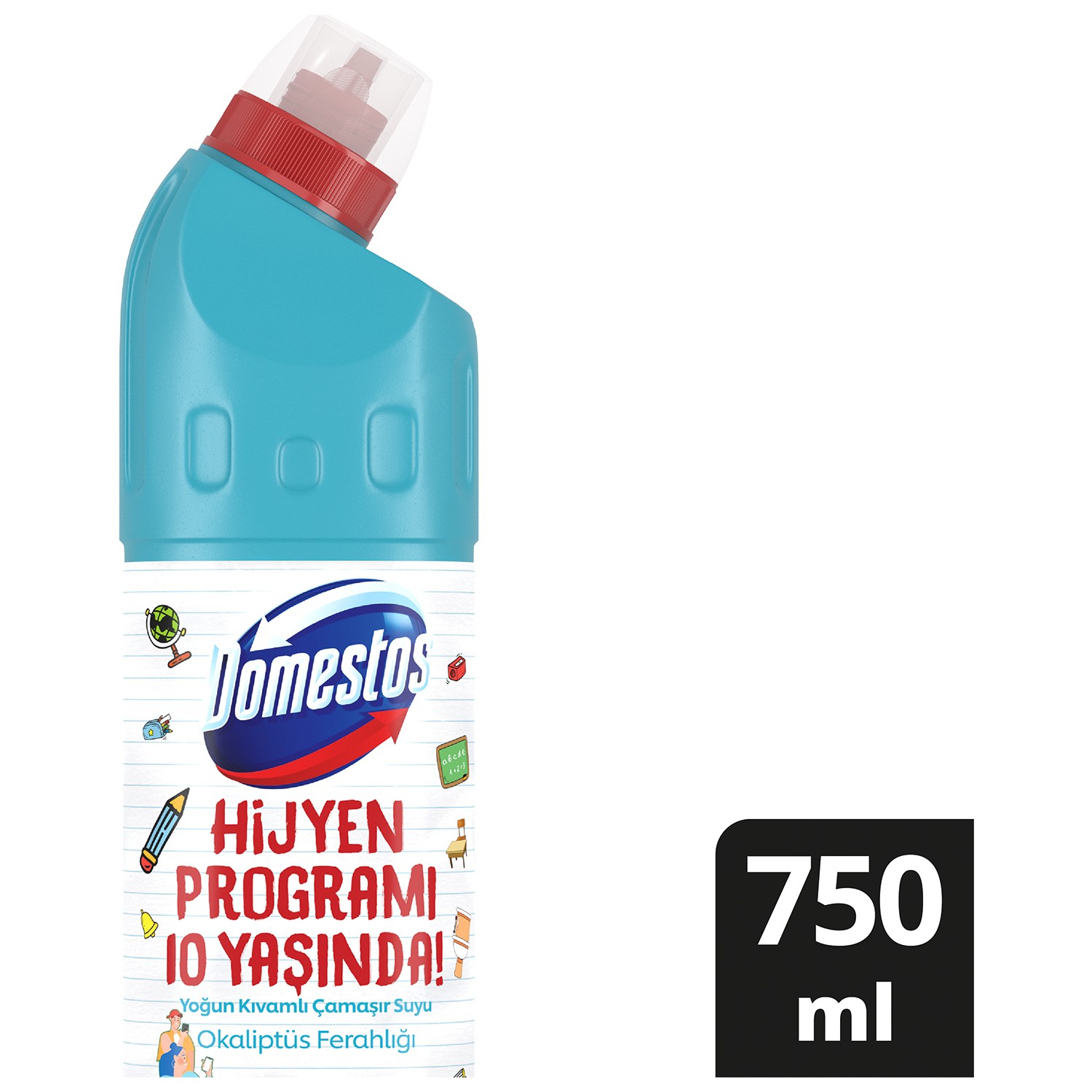 Domestos Okaliptüs Ferahlığı Yoğun Kıvamlı Çamaşır Suyu 750 ml.