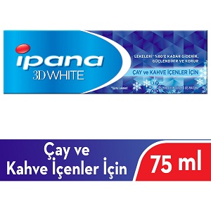 3 Boyutlu Beyazlık 75 ml. Çay ve Kahve İçenler İçin Diş Macunu
