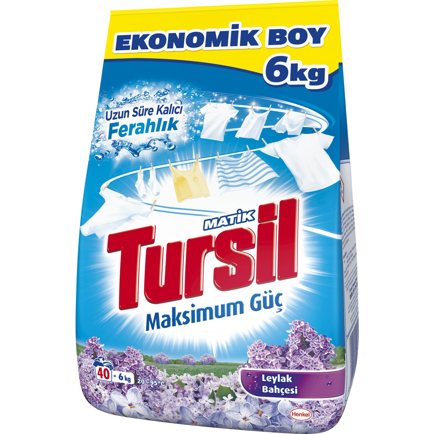 Tursilmatik Toz Çamaşır Deterjanı Leylak Bahçesi 6 kg