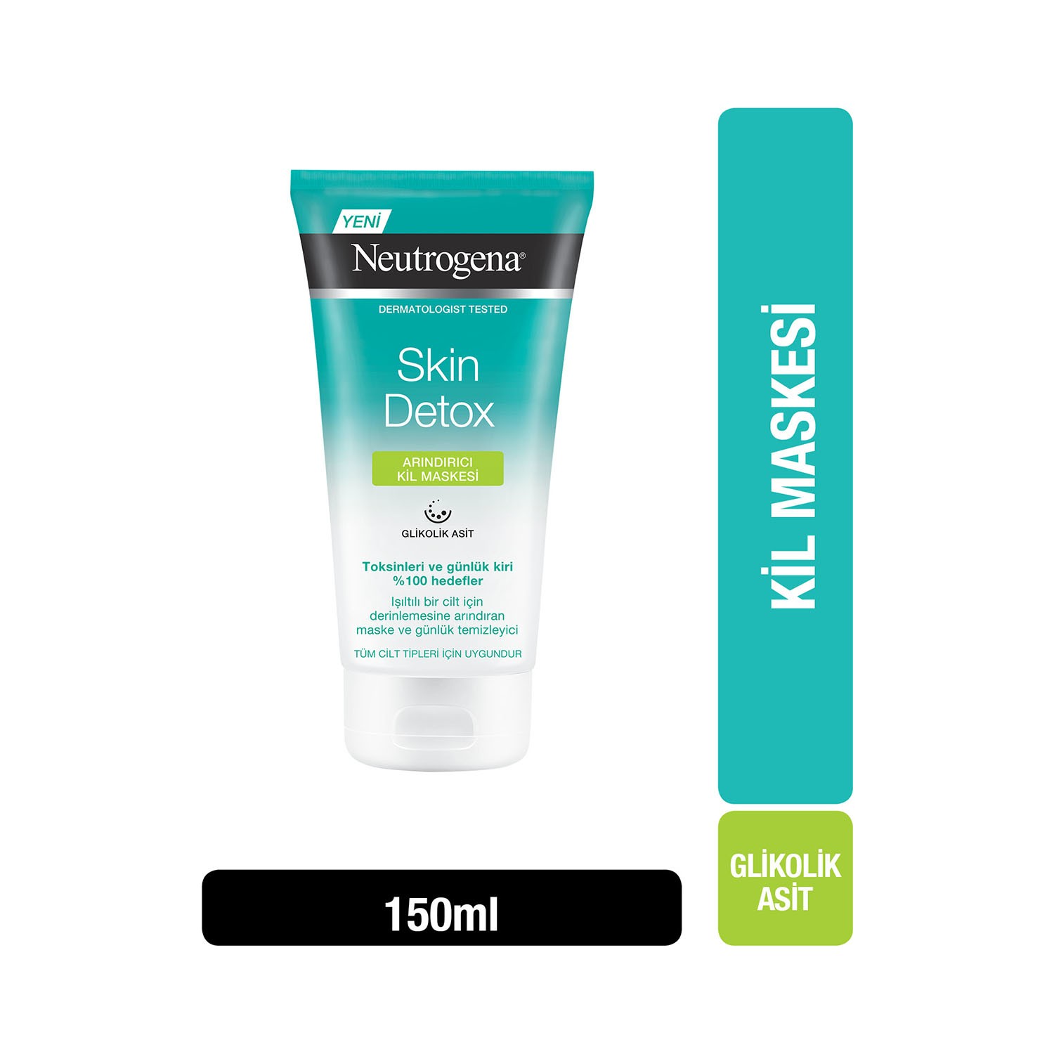 Neutrogena Skin Detox Arındırıcı Kil Maskesi 150 ml
