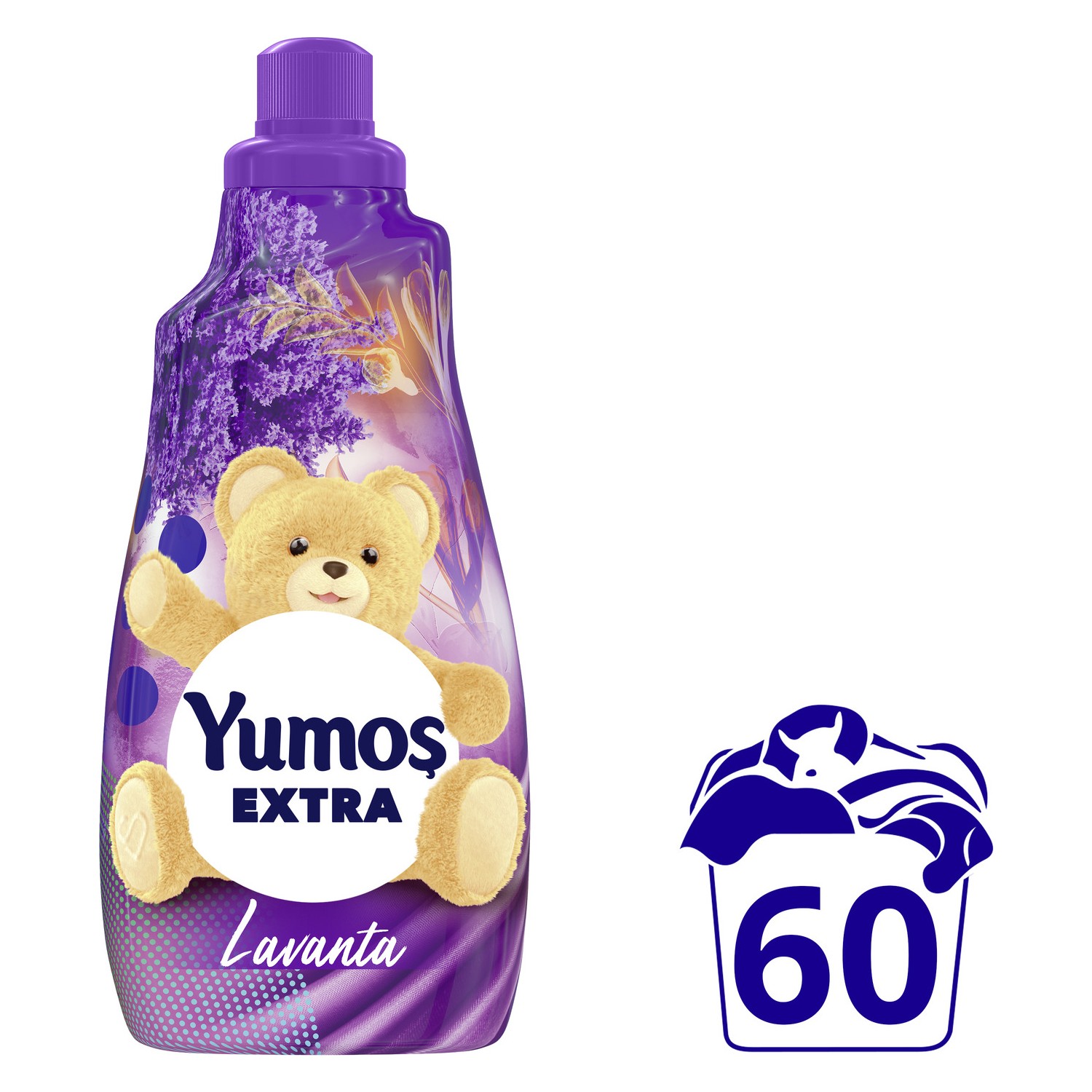 Yumoş Extra Konsantre Çamaşır Yumuşatıcısı Lavanta 1440 ml. 60 Yıkama