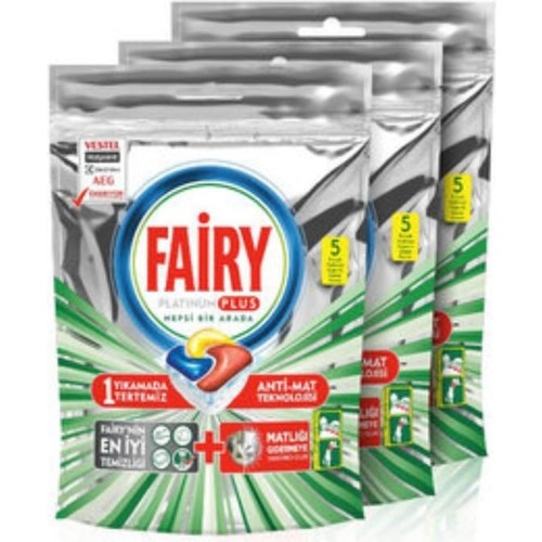Fairy Platinum Plus Tablet 15'li 78 Gr.