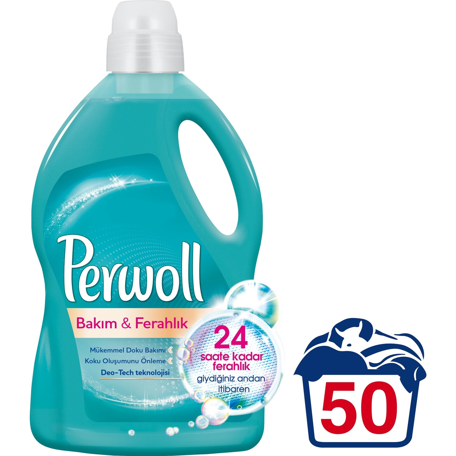 Perwoll Hassas Sıvı Çamaşır Deterjanı Bakım&Ferahlık 3L 50 Yıkama