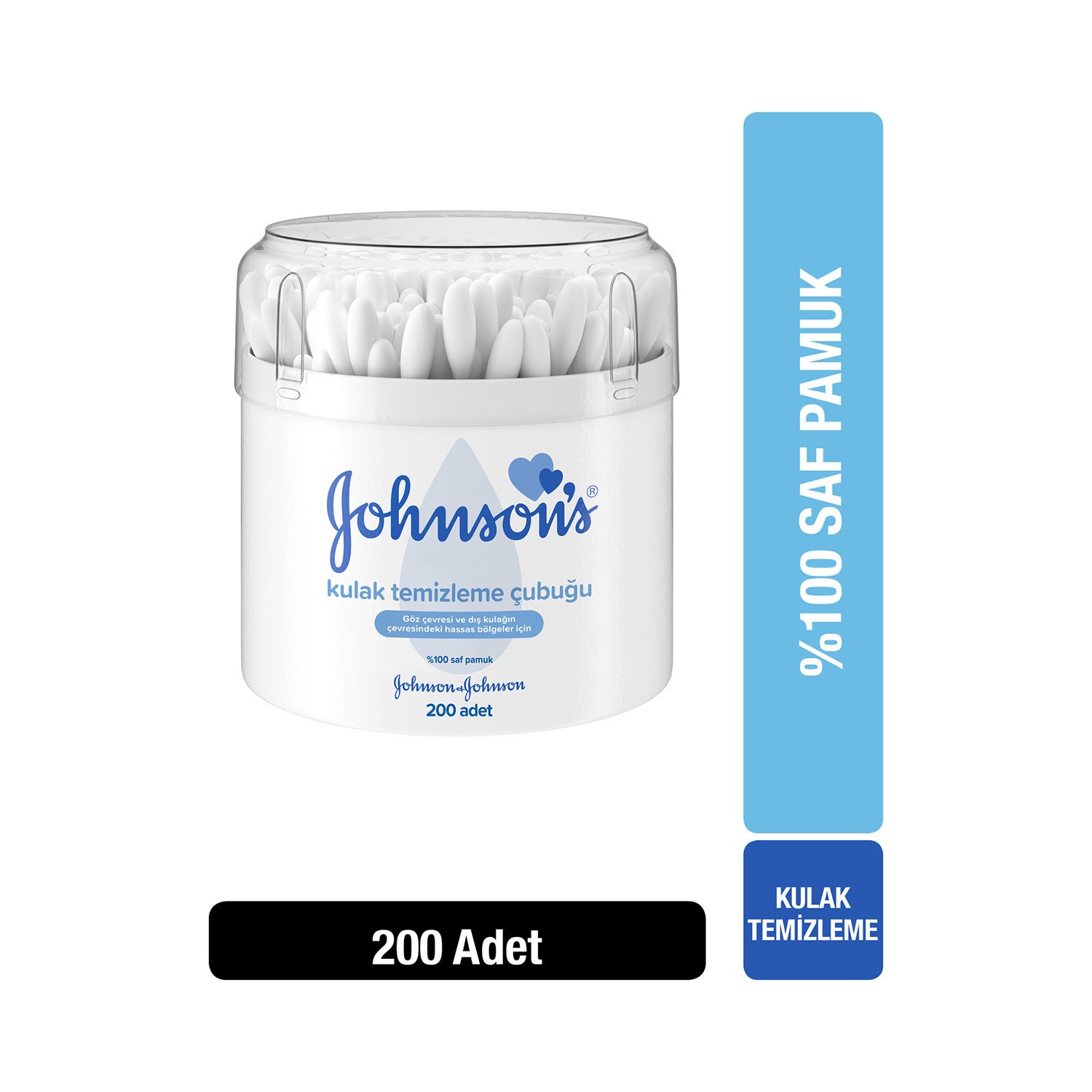 Johnson's Baby Kulak Temizleme Çubuğu 200lü