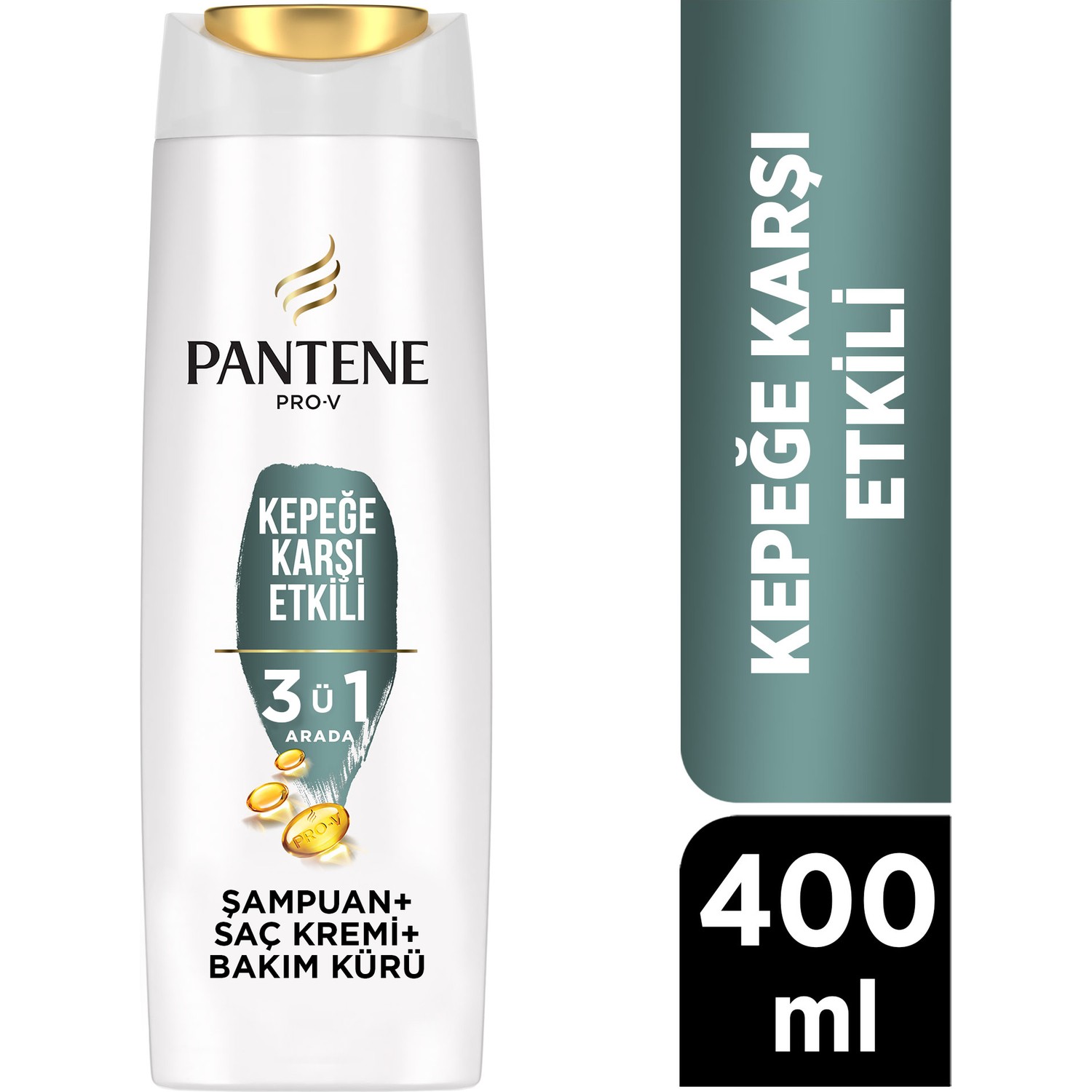 Pantene Pro-V Kepeğe Karşı Etkili 3’ü 1 Arada Şampuan 400 ml.