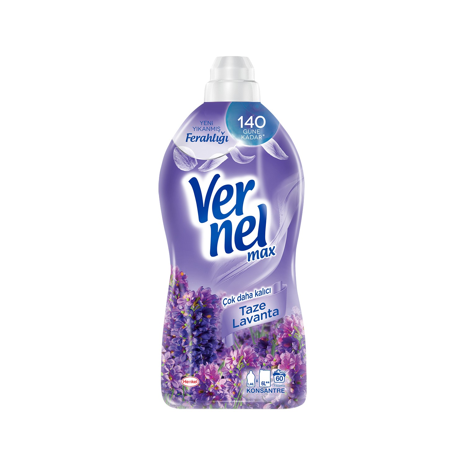 Vernel Max Konsantre Sıvı Çamaşır Yumuşatıcısı Nergis&Lavanta Çiçeği 1440ml 60 Yıkama